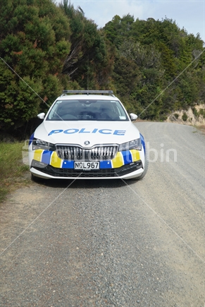New Zealand Police Skoda vehicle