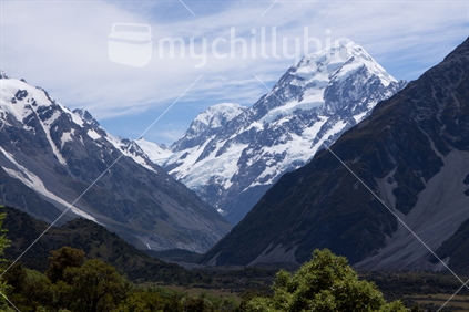 Mount Cook, from Mount Cook Village.