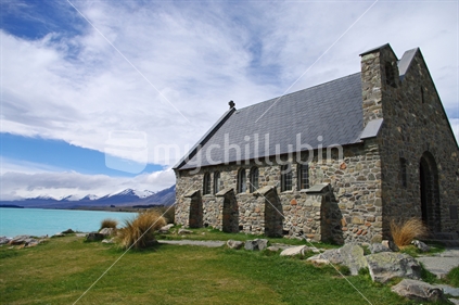 The Church of the Good Shepherd at Lake Tekapo in Mackenzie Country on the South Island, New Zealand