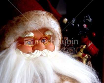 Santa (close-up, soft focus)