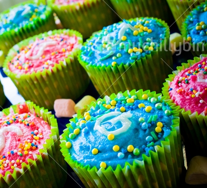 Children's personalised cupcakes