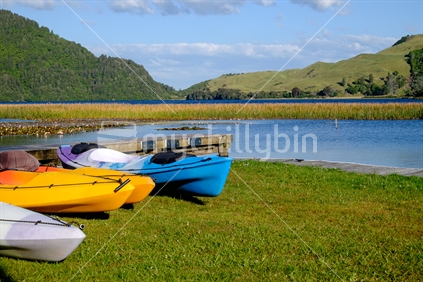 Kayaks at Lakeside