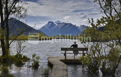 View to Mt Earnslaw from Glenorchy
