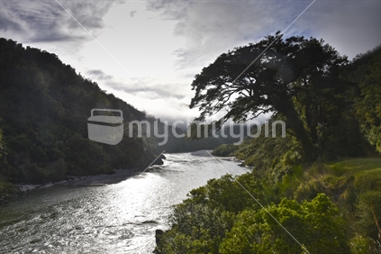 Buller river, westland, south island