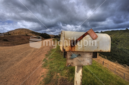 Rural Letter Box on Country Road