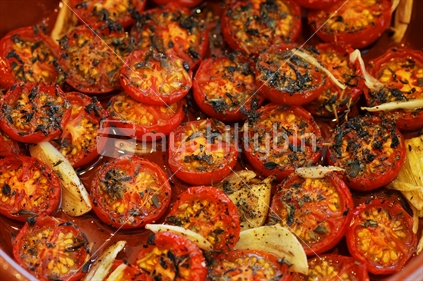 Roasted Tomatoes Ready to Serve