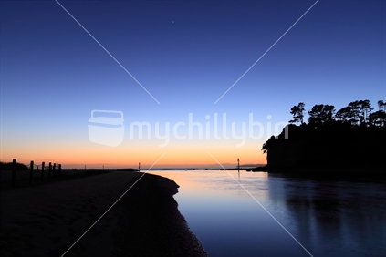Early morning at Orewa Estuary, New Zealand