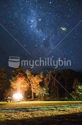Starry night, Okarito, New Zealand