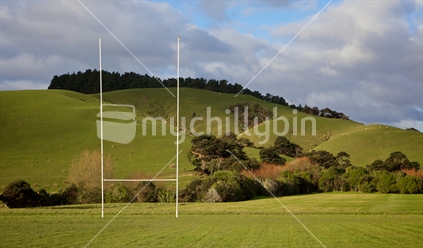 The heartland of provincial rugby in New Zealand: the out-of-town park.