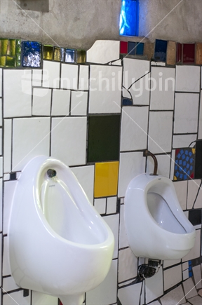 Kawakawa public toilets designed and built by Hundertwasser