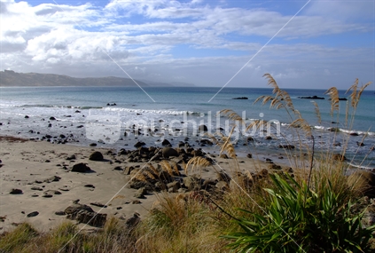 Hawkes Bay coastline, north of Pourerere, New Zealand