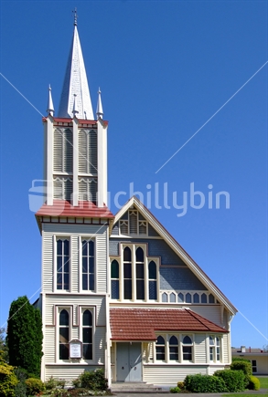 Church in Wairoa, Hawkes bay, New Zealand