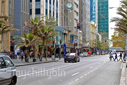 Shopping centres of Auckland - street views series: CBD