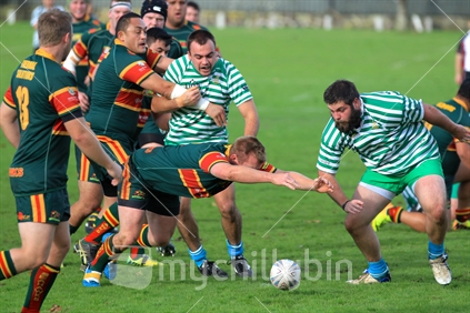 Rugby - the national sport: gathering the ball