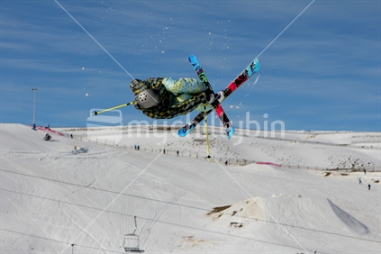 Skier in Flight