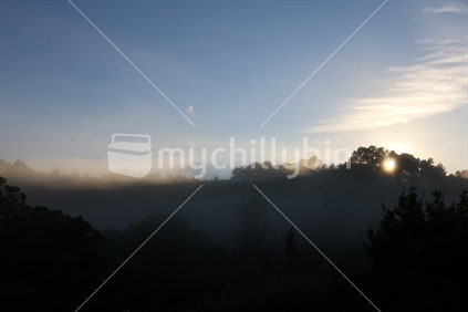 Foggy Sunrise 