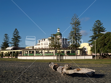 Central Napier viewed from the beach.
