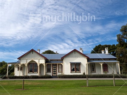 An old farm house in rural New Zealand, built in 1896.