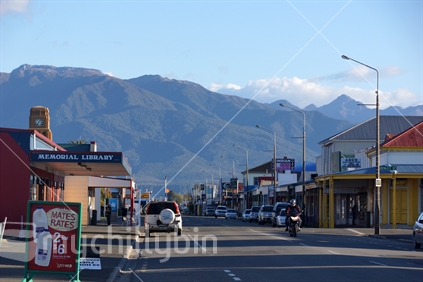 Main street of Westport, West Coast, New Zealand