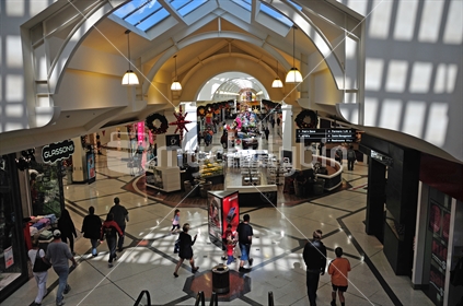 People shopping at Riccarton Mall, Christchurch