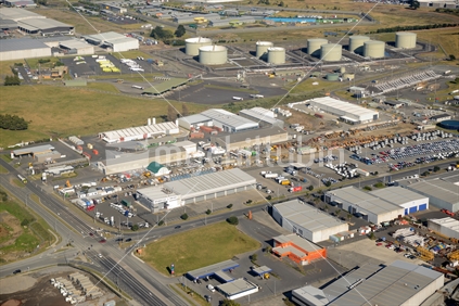 Industrial buildings in South Auckland
