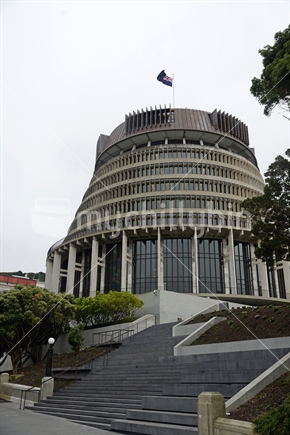 The seat of New Zealand Government, Parliament House in Wellington