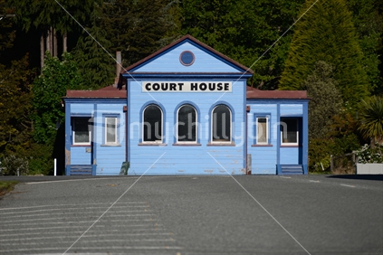 The historic Reefton Court House, West Coast