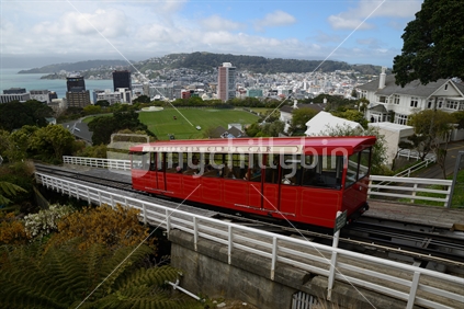 The Wellington cable car, New Zealand