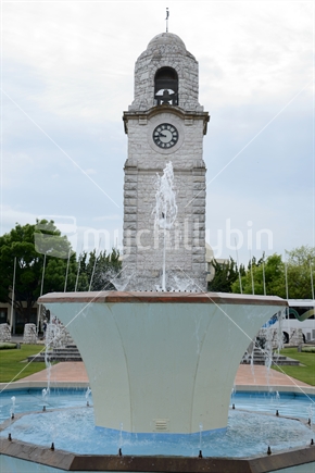 A fountain in Blenheim, South Island