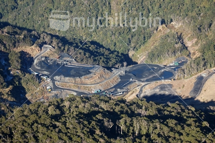 Early development at Pike River coal mine, West Coast (Image taken around 2007)