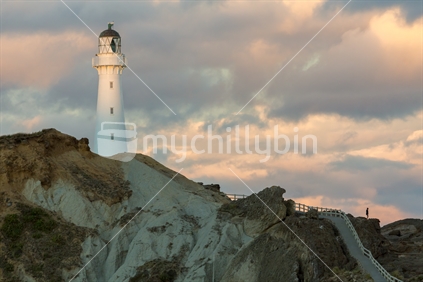 Sunset at Castlepoint Lighthouse 