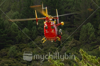 Westpac Rescue Helicopter searching