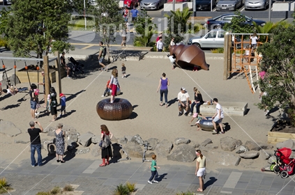Playground, Silo Park, Wynyard Quarter, Auckland Waterfront