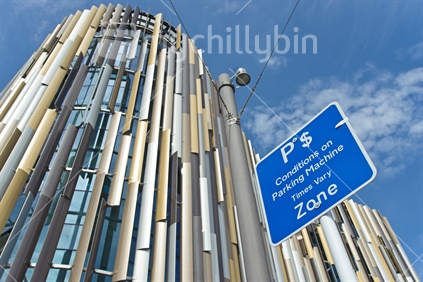ASB building, Wynyard Quarter, Auckland, parking zone 