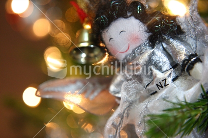 Kiwi christmas tree decoration
