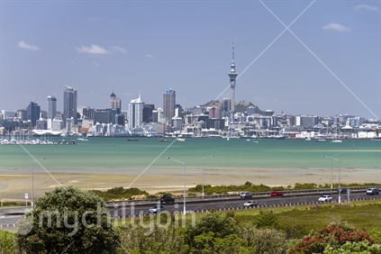 Auckland City viewed from the North Shore