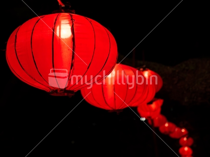 Lanterns at the Chinese Lantern Festival