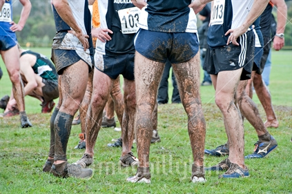 Muddy legs at Cross Country Nationals 2012
