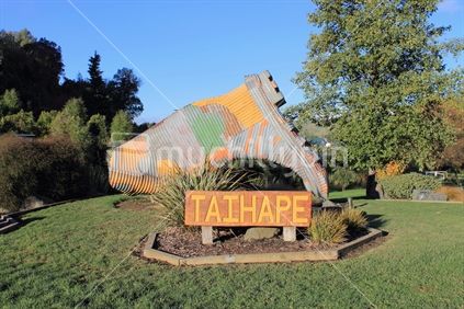 Taihape Sign and Iconic Gumboot
