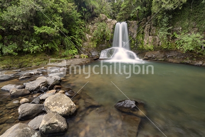 Waiau Falls is a hidden gem in the Coromandel Ranges