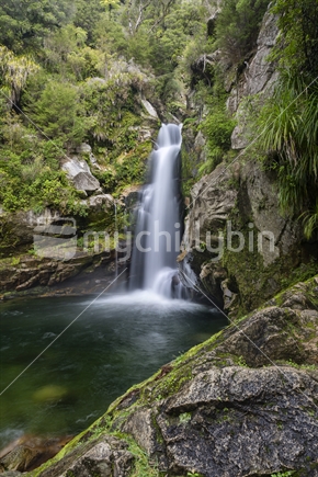 Wainui Falls at Abel Tasman National Park, Golden Bay, New Zealand
