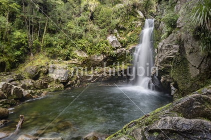 Wainui Falls at Abel Tasman National Park.