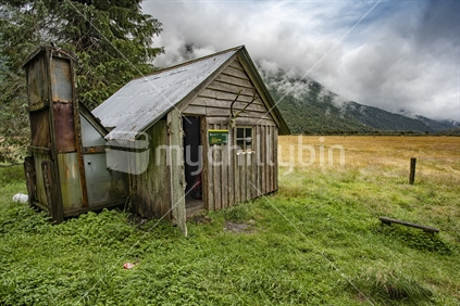 Downie Hut is a rustic cabin in Matakitaki Valley, Nelson district