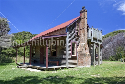 Wharawharangi Homestead has been restored as a Great Walkers hut on the Abel Tasman coastal track