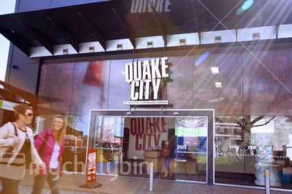 Quake City in the iconic Re-Start mall of central Christchurch. (high ISO)
