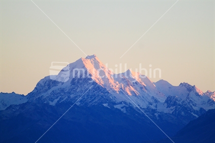 The peak of Mount Cook / Aoraki