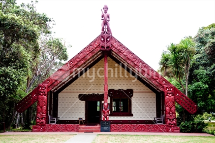 Maori Meeting House at Waitangi, Wharenui