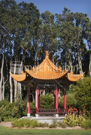 Pagoda, Kunming Garden, Pukekura Park, New Plymouth.  
