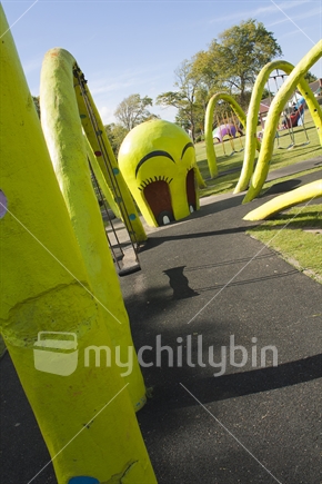 Octopus at Kowhai Park Wanganui.  Probably New Zealand''''s most vibrant and creative playground.  