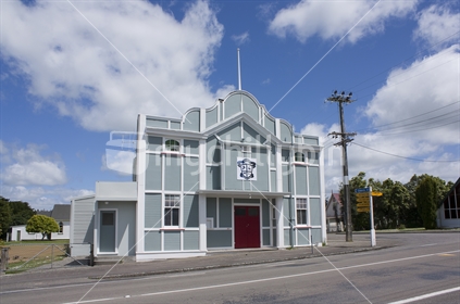 Town Hall in the small Manawatu town of Kimbolton